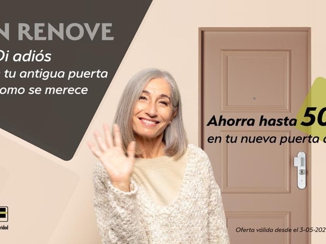 ¡Descubra nuestra nueva promoción en puertas acorazadas!