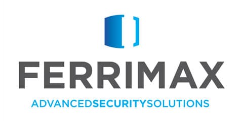 Logo de Ferrimax, marca de cajas fuertes distribuida en A Coruña